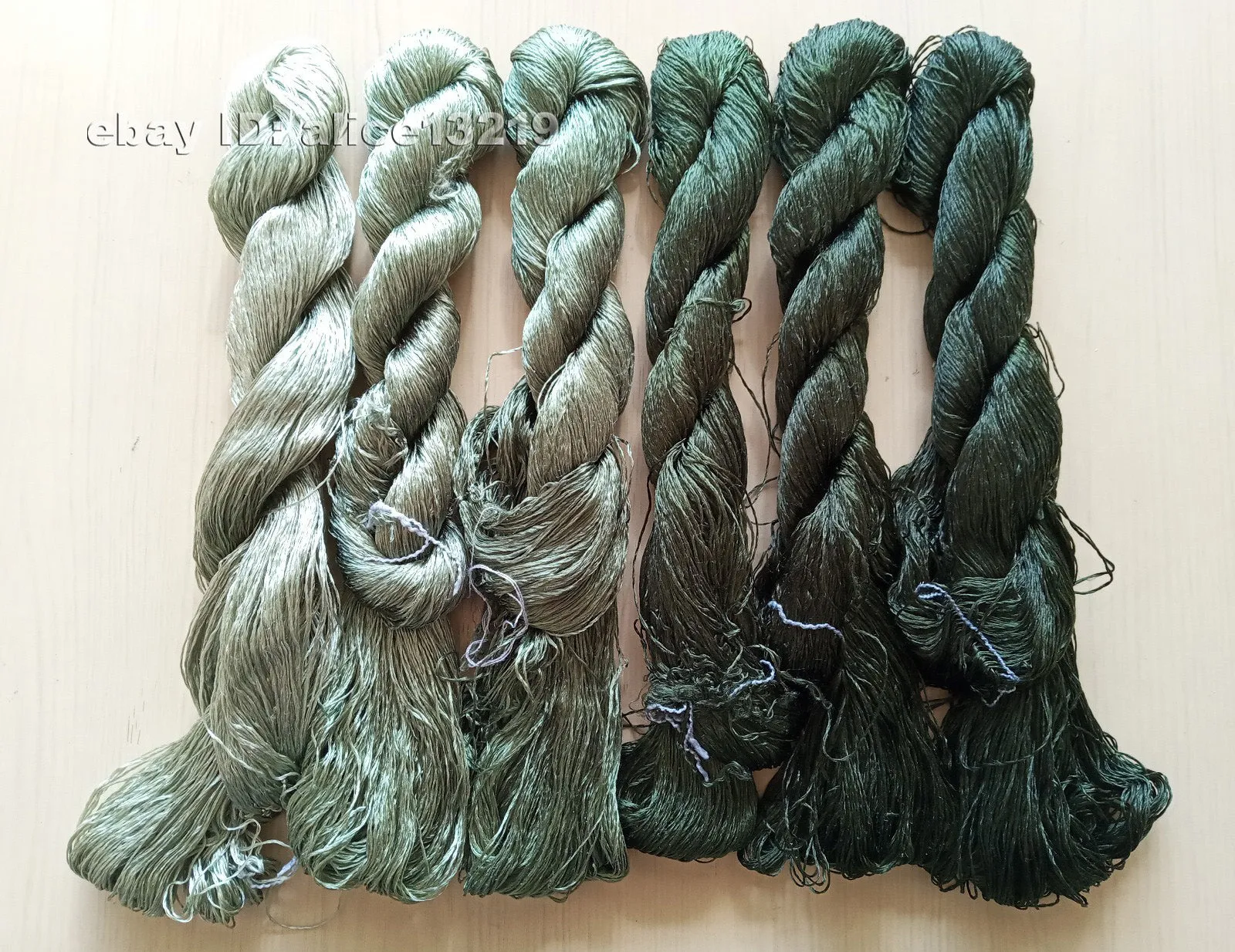 6bundles 100%real mulberry silk,hand-dyed embroidery silk floss/thread N32