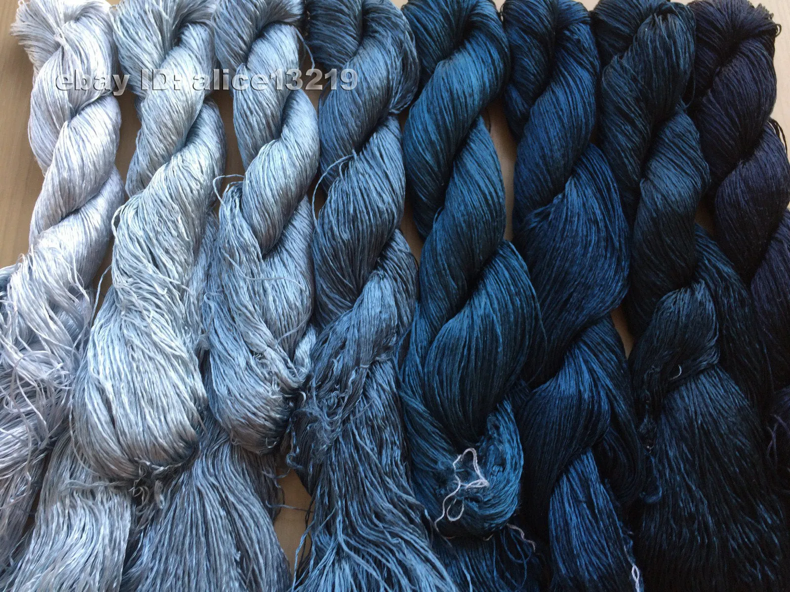 8bundles 100%real mulberry silk,hand-dyed embroidery silk floss/thread N13