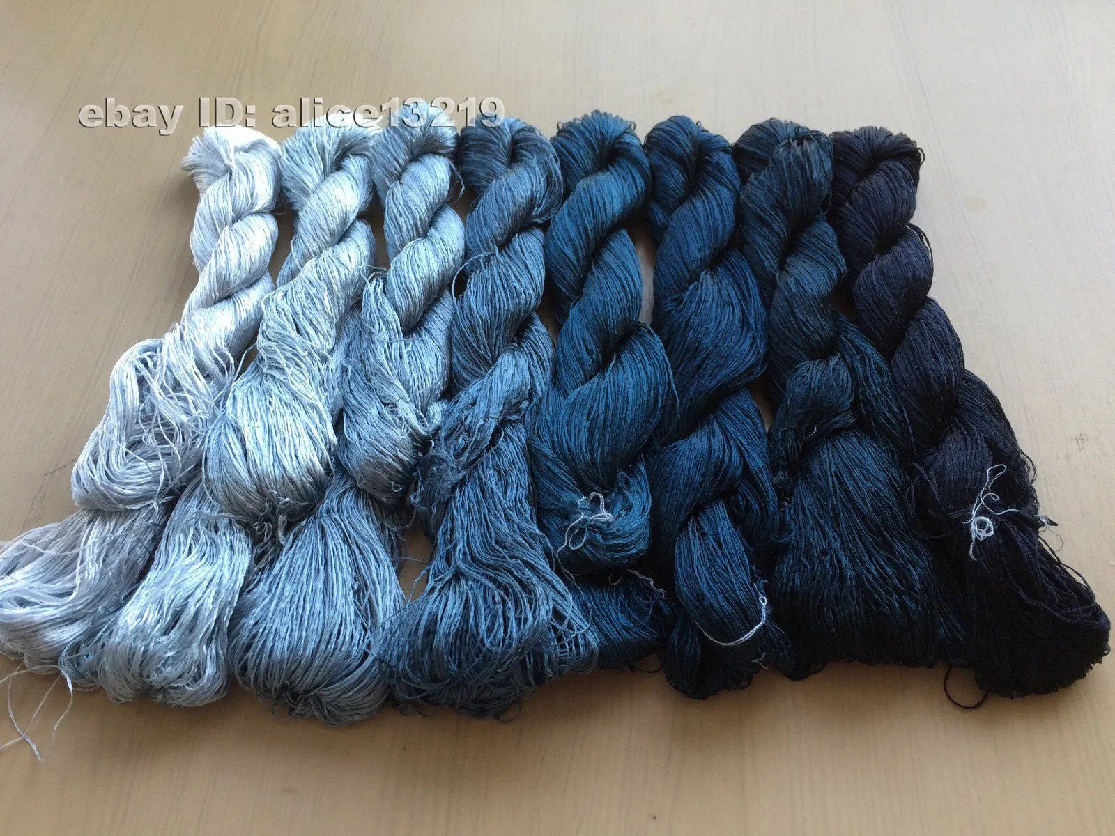 8bundles 100%real mulberry silk,hand-dyed embroidery silk floss/thread N13