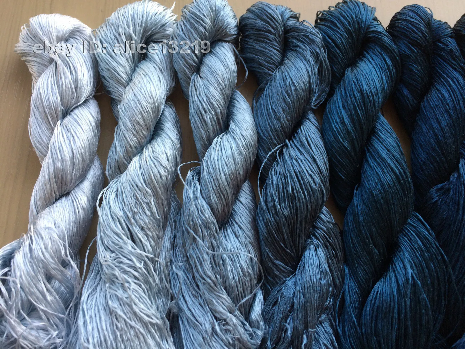 8bundles 100%real mulberry silk,hand-dyed embroidery silk floss/thread N13