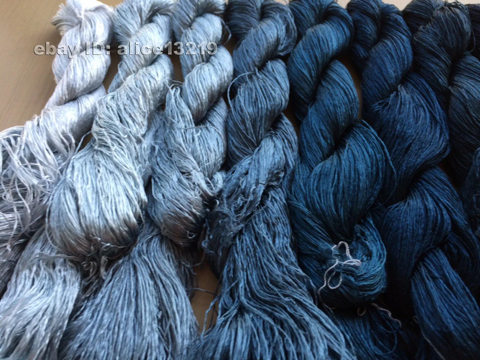 8bundles 100%real mulberry silk,hand-dyed embroidery silk floss/thread N13