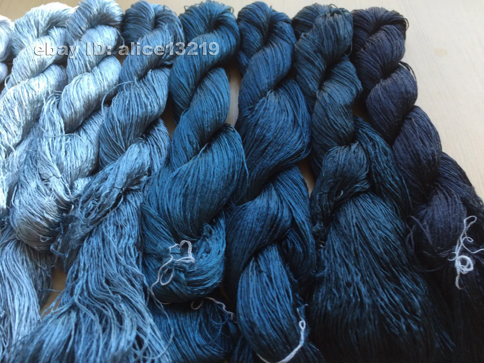8bundles 100%real mulberry silk,hand-dyed embroidery silk floss/thread N13