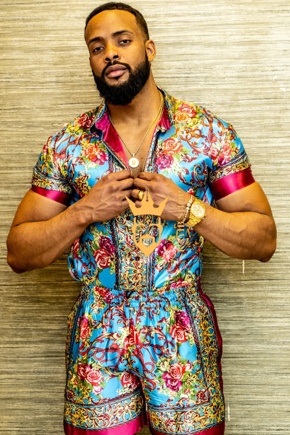 Barocco Silk Set - Indulge in the Height of Luxury and Style - Personalized Bespoke Fit