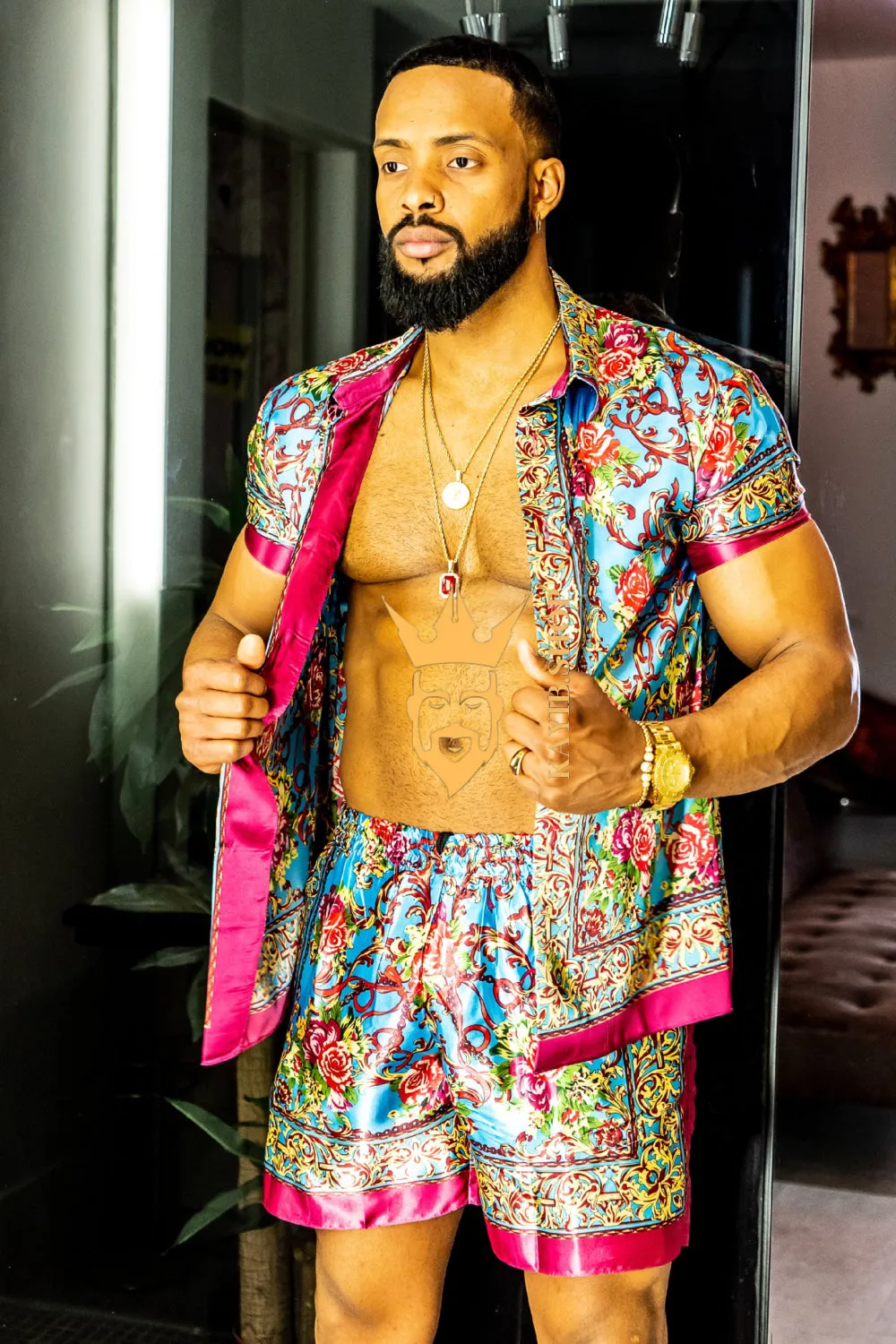 Barocco Silk Set - Indulge in the Height of Luxury and Style - Personalized Bespoke Fit
