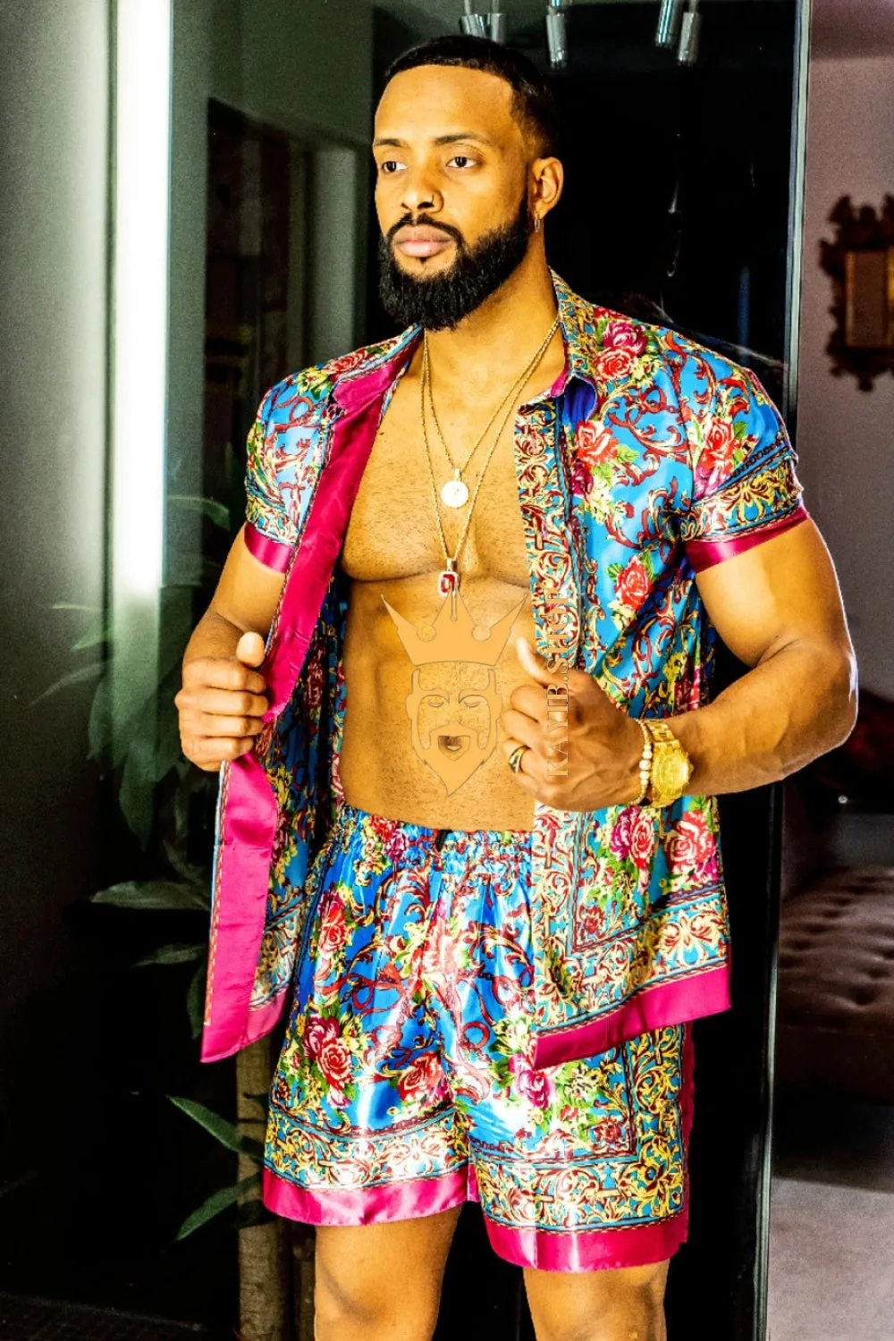 Barocco Silk Set - Indulge in the Height of Luxury and Style - Personalized Bespoke Fit