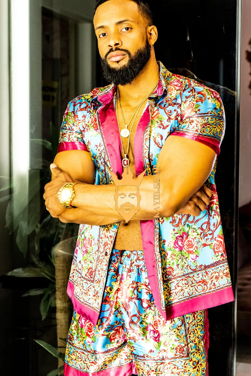 Barocco Silk Set - Indulge in the Height of Luxury and Style - Personalized Bespoke Fit
