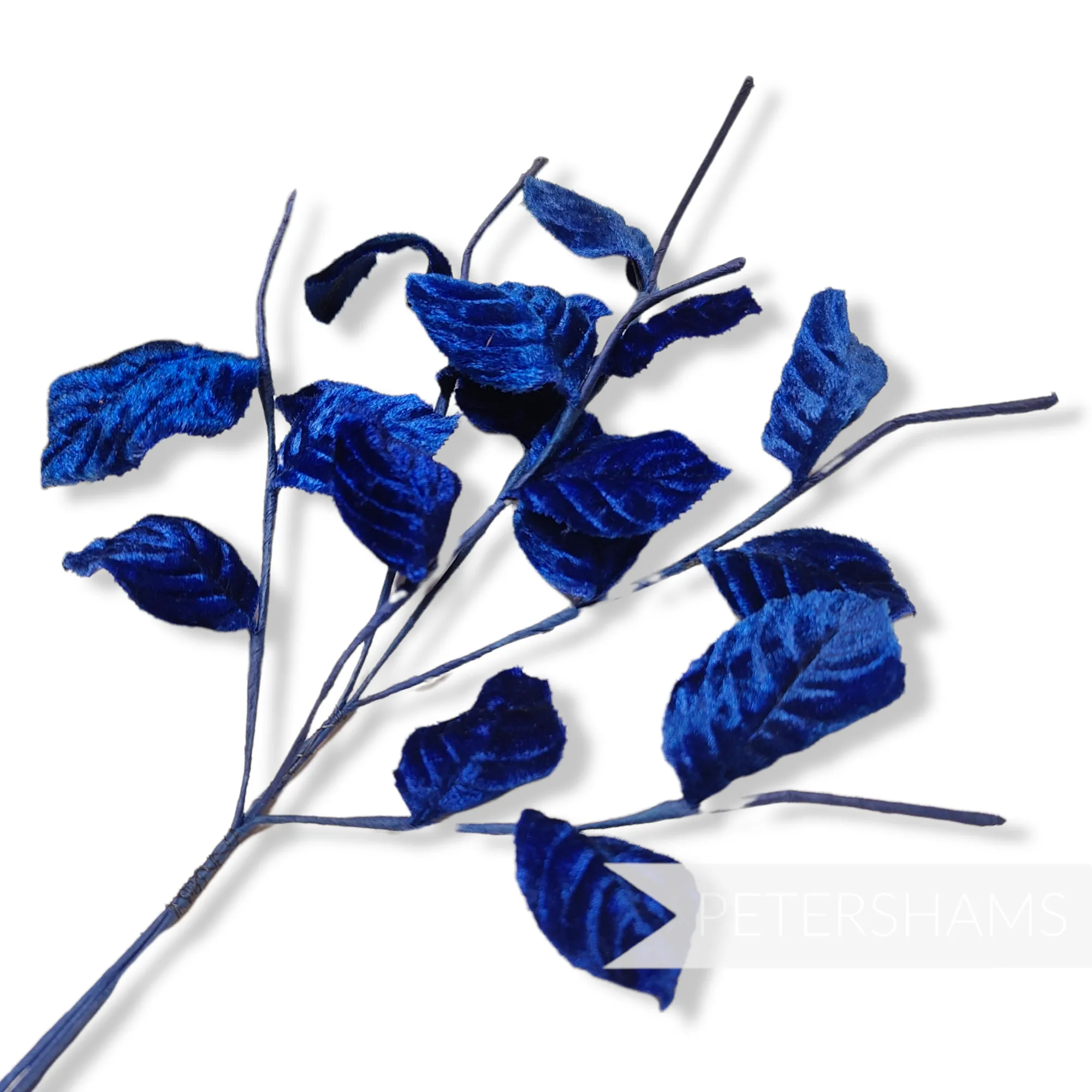 'Candace' Vintage 1950/60's German Velvet Leaf Twigs Millinery Mount