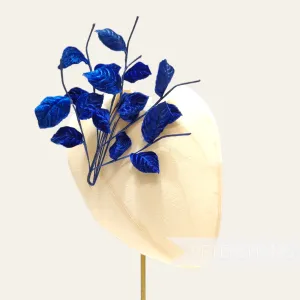 'Candace' Vintage 1950/60's German Velvet Leaf Twigs Millinery Mount