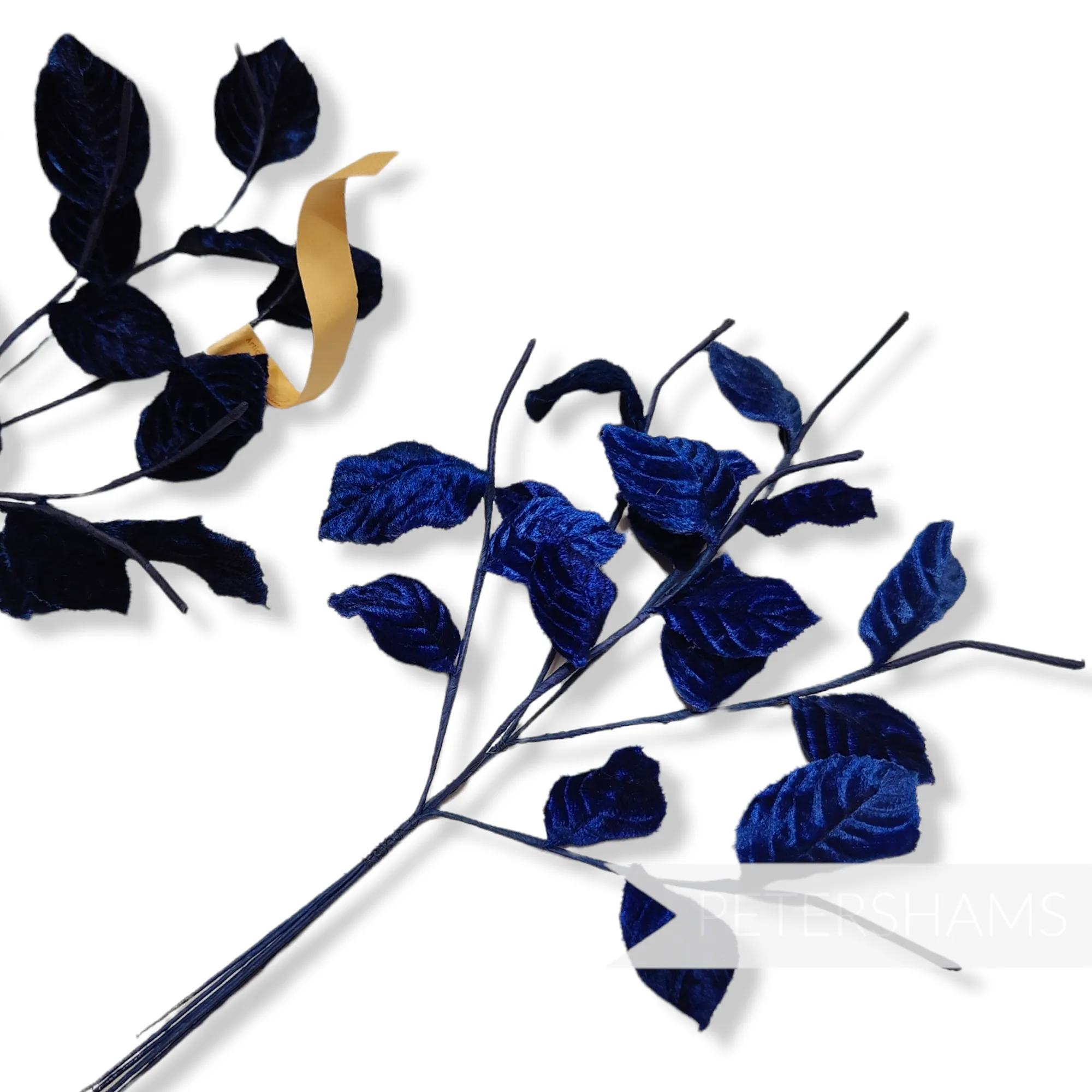 'Candace' Vintage 1950/60's German Velvet Leaf Twigs Millinery Mount