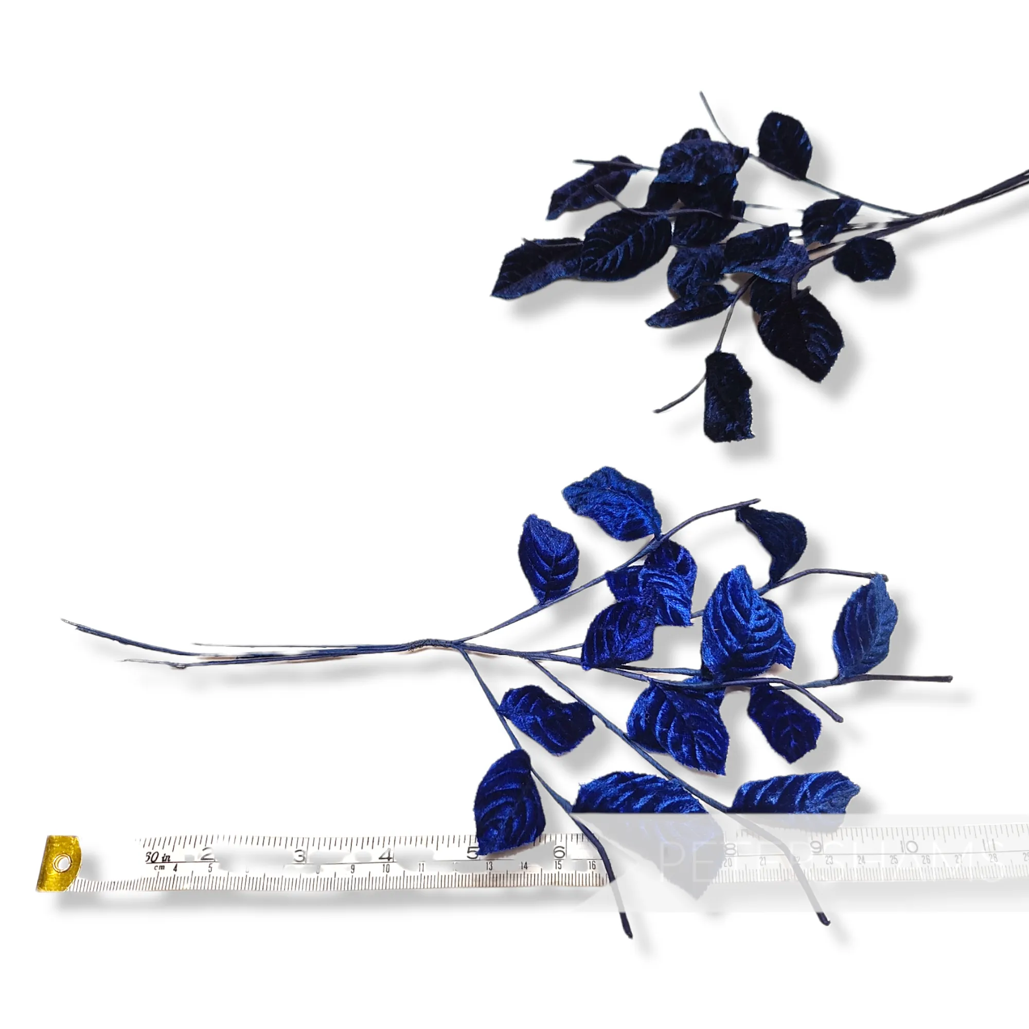 'Candace' Vintage 1950/60's German Velvet Leaf Twigs Millinery Mount