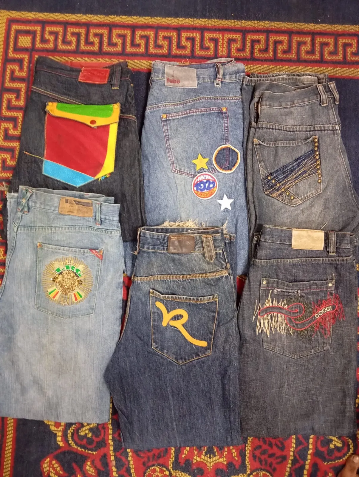 Designer baggy jeans