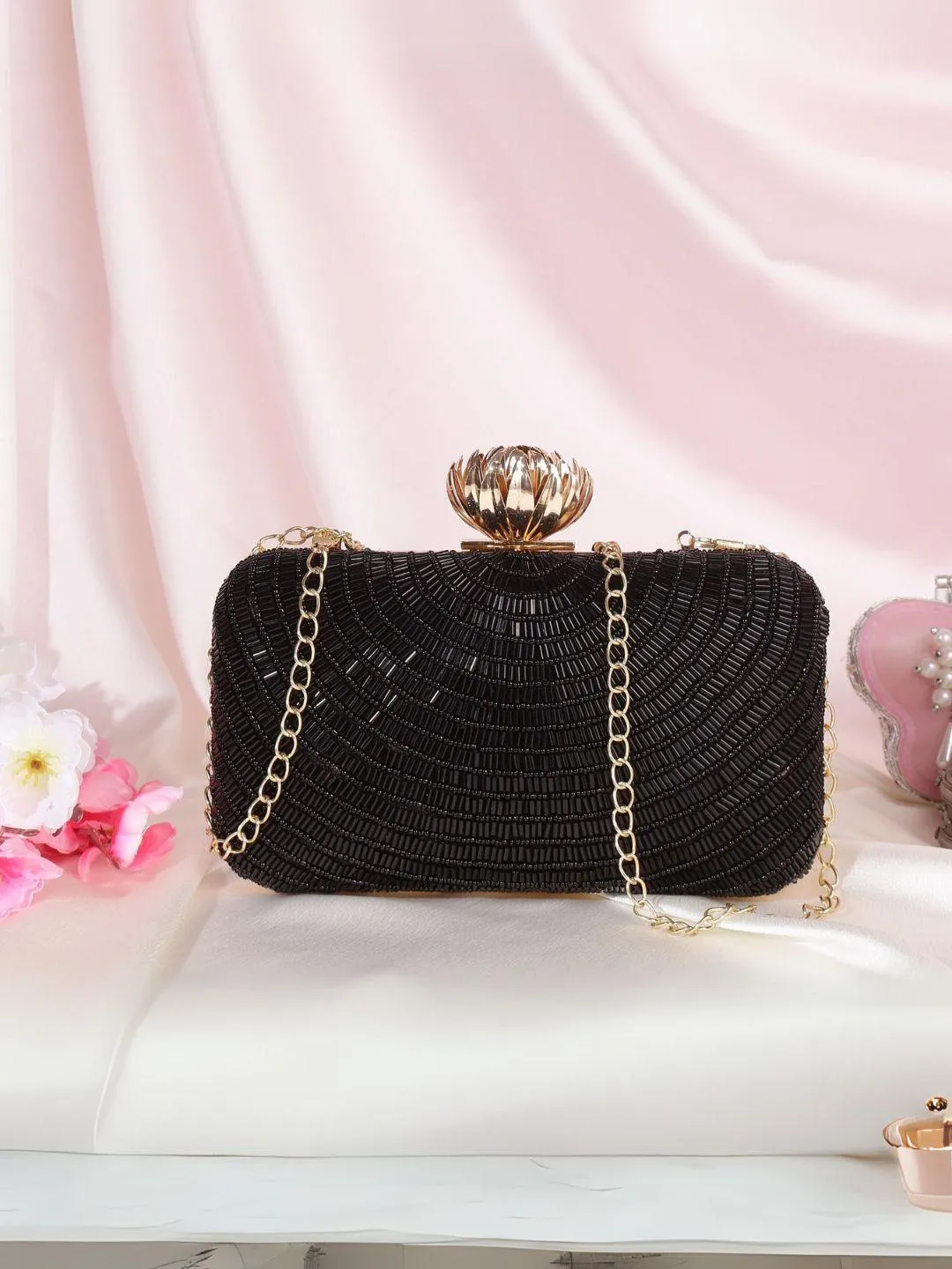 Designer Cutdana Embroidery Clutch