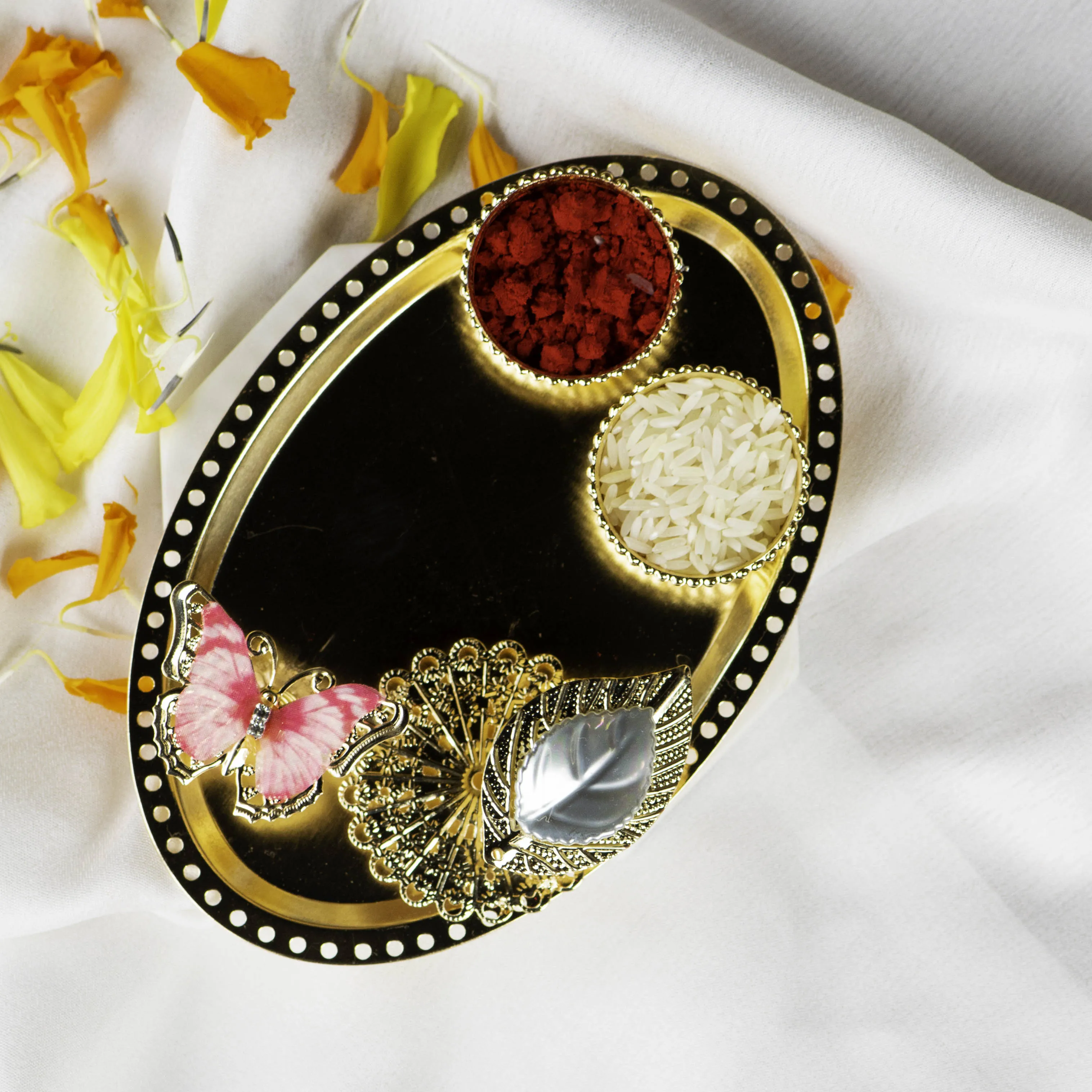 Designer Thali TH-5 | Size : 5.5 inch | 1Pcs