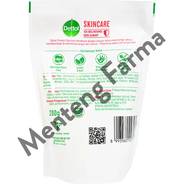 Dettol Handwash Skincare - 200 Gram Refill Pack