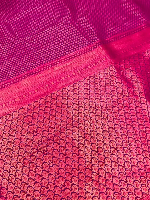 Gorgeous Purple Colored Art Silk Sarees For Women - SILKMARK CERTIFIED