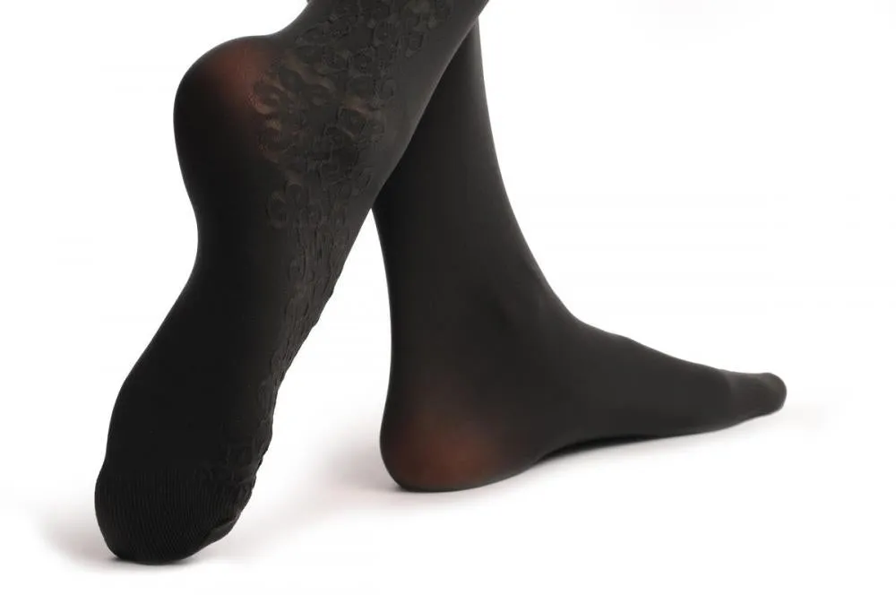 Grey With 3D Lace On The Side
