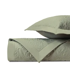 Kashmir Quilted Crystal Green by Home Treasures