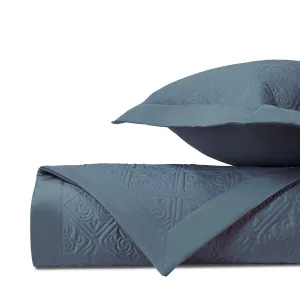 Laurel Quilted Slate Blue by Home Treasures