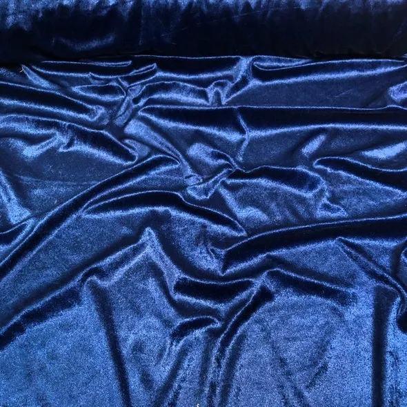 Lush Velvet Drapery Panel in Navy