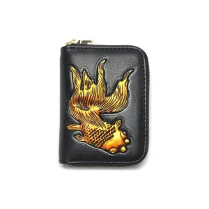 LuxeGoldfish Exotic Leather Wallet
