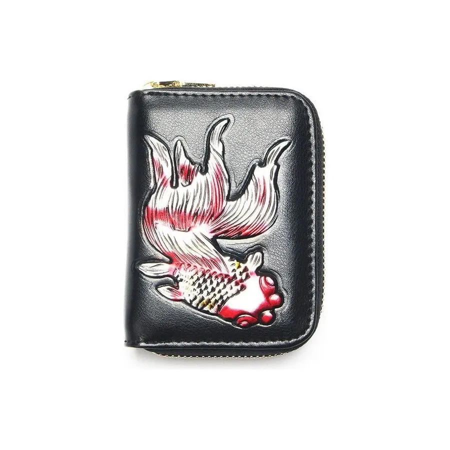 LuxeGoldfish Exotic Leather Wallet