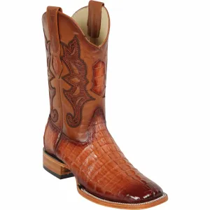 Men's King Exotic Caiman Tail Wide Square Toe Boot 48220157