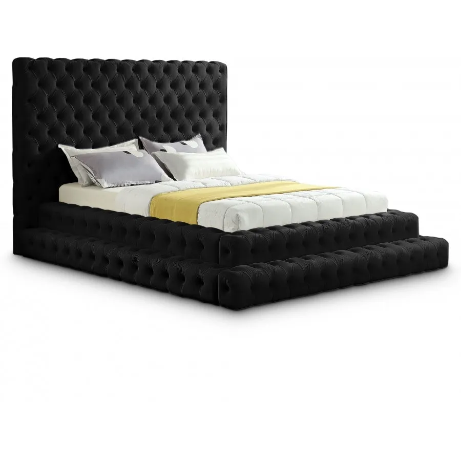 Meridian Revel Velvet Bed