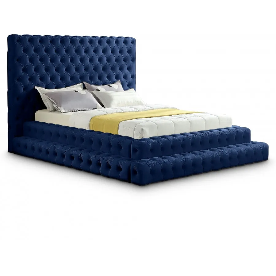 Meridian Revel Velvet Bed