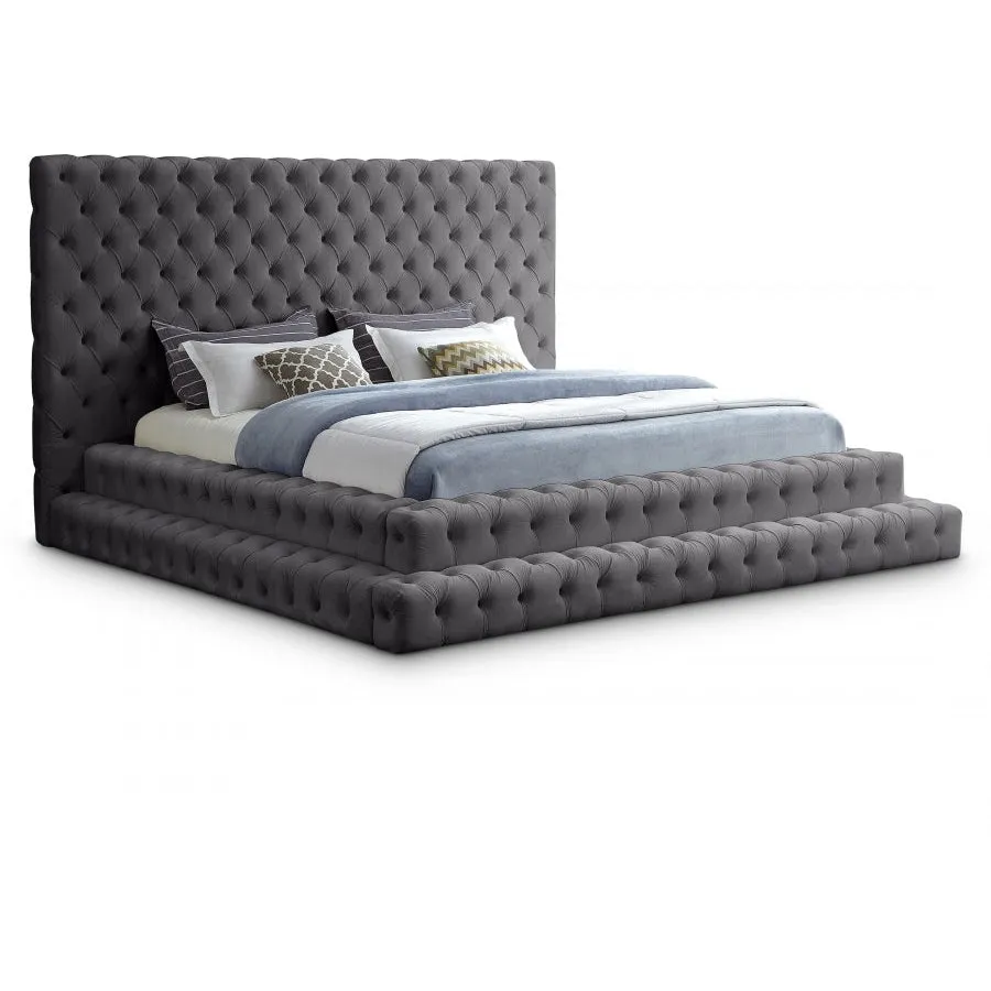 Meridian Revel Velvet Bed