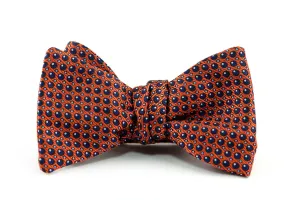 Orange Birdseye Bow Tie