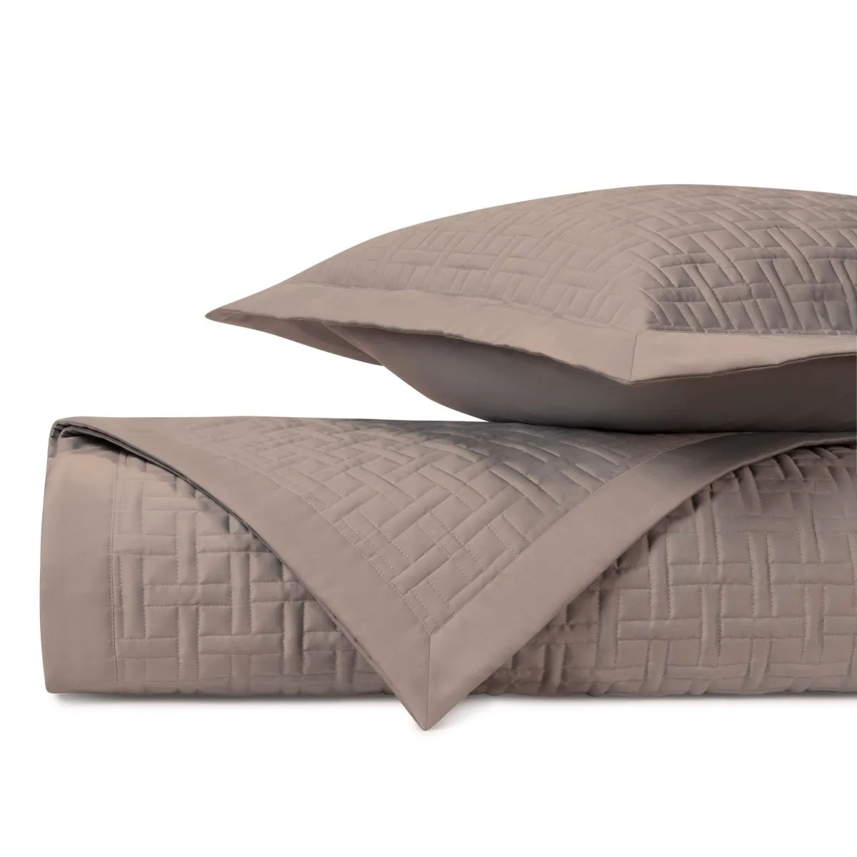 Parquet Quilted Mist Gray by Home Treasures