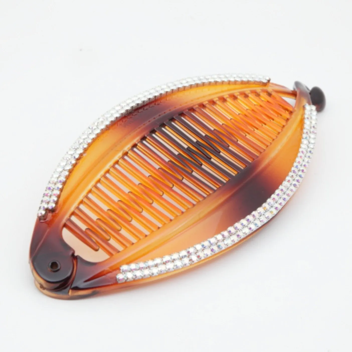 Rhinestone Decorative Cubic Banana Hair Clip  Rhinestone Series-5