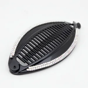 Rhinestone Decorative Cubic Banana Hair Clip  Rhinestone Series-5