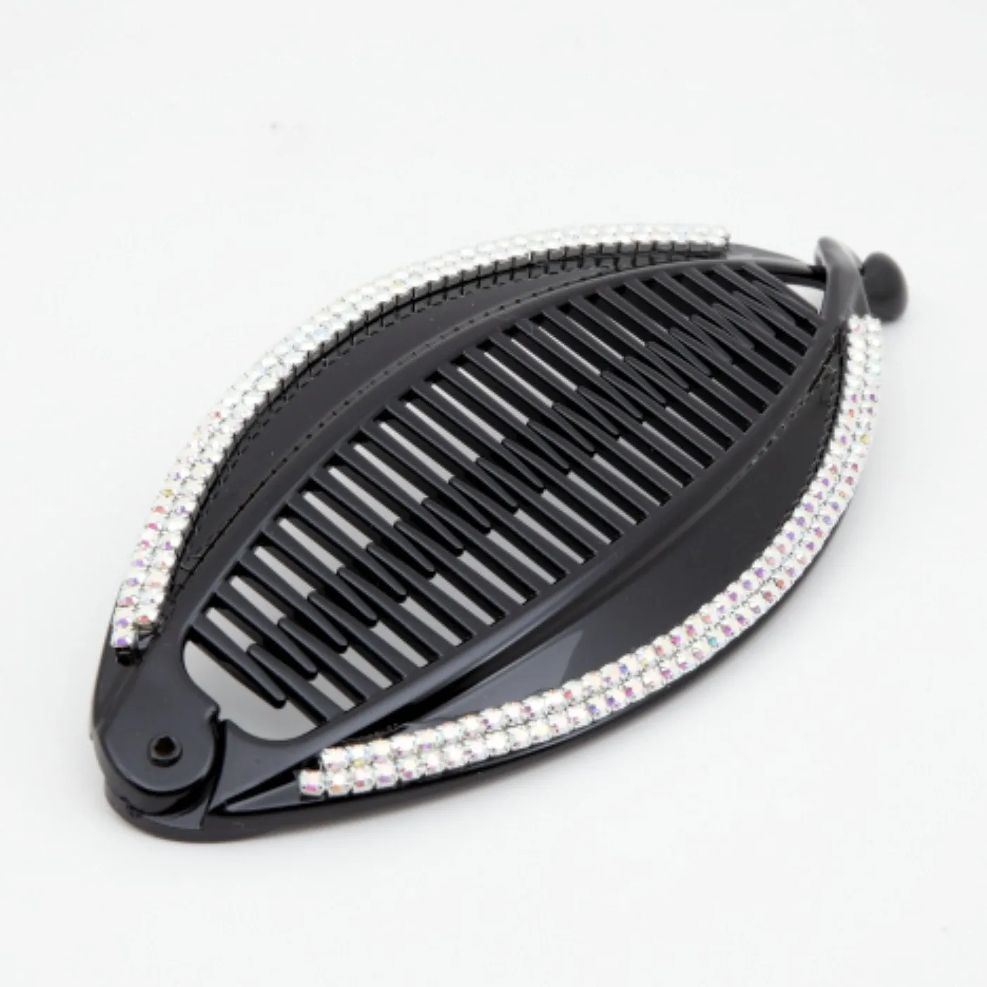 Rhinestone Decorative Cubic Banana Hair Clip  Rhinestone Series-5