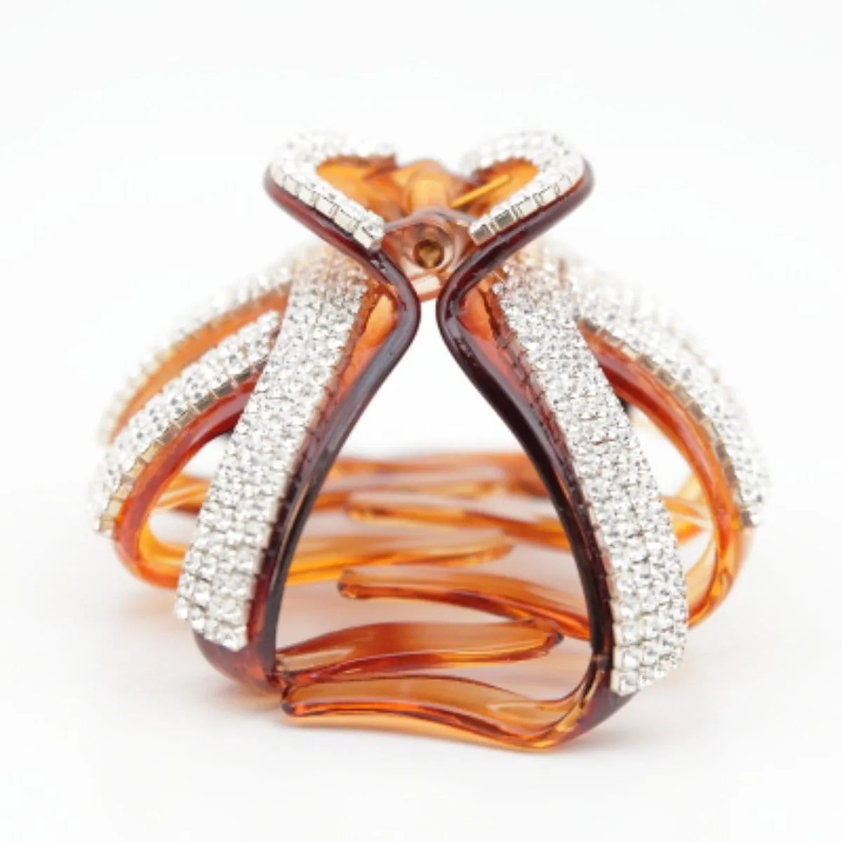 Rhinestone Decorative Hair Jaw Claw Grab Bucket Hair Clamp Rhinestone Series-4