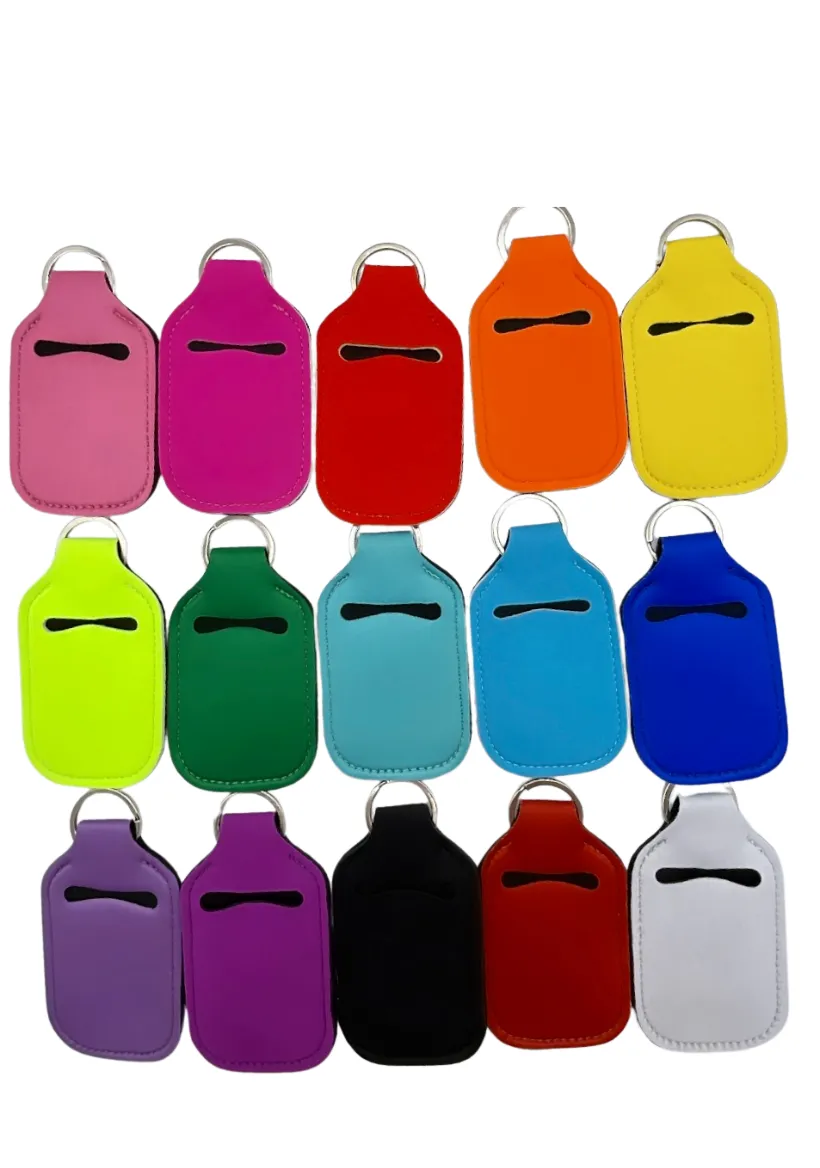 Solid hand sanitizer with holder