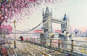 Towers Under The Blossom by Nigel Cooke