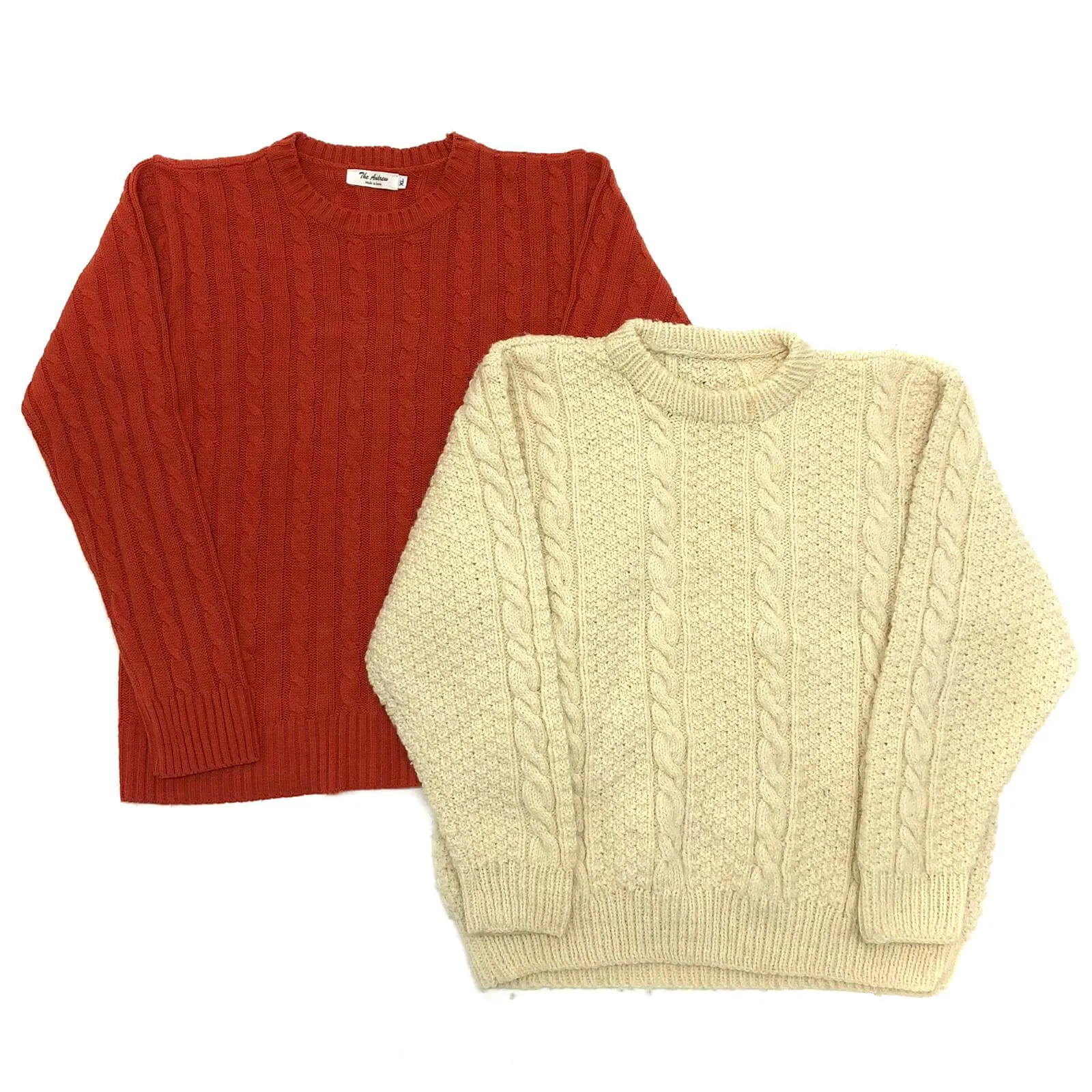 Vintage Cable/Aran Knitted Sweaters