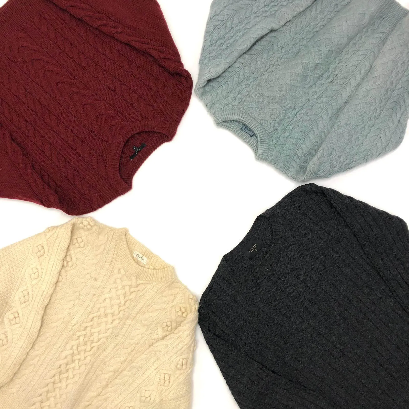 Vintage Cable/Aran Knitted Sweaters