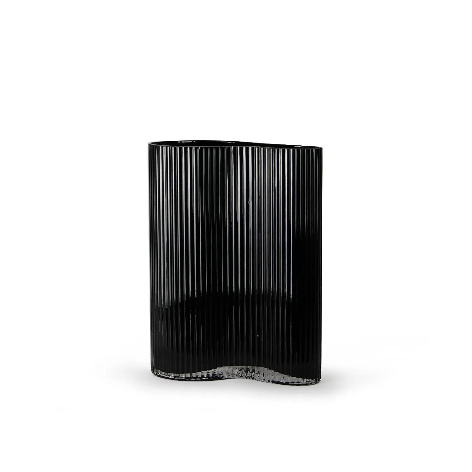 Wavy Ribbed Designer Vase