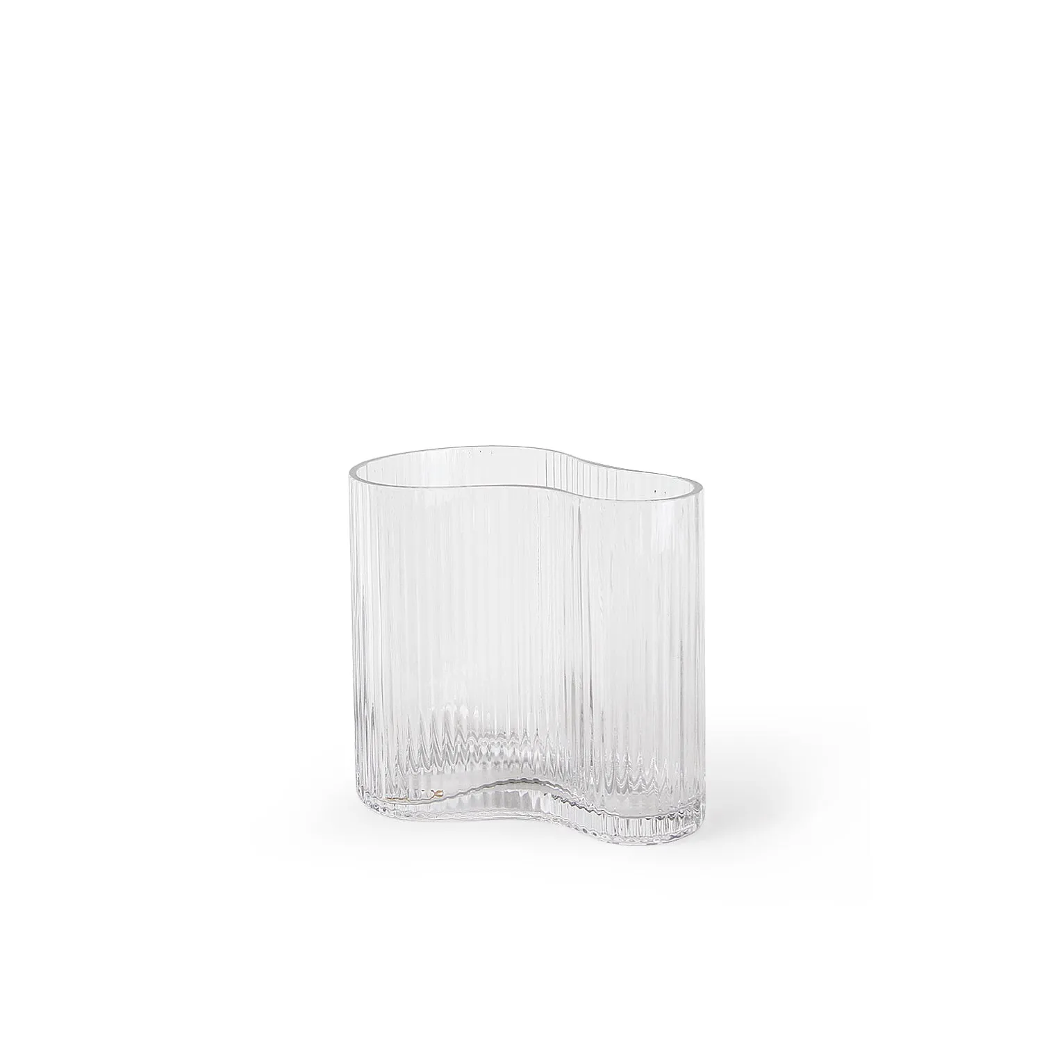 Wavy Ribbed Designer Vase