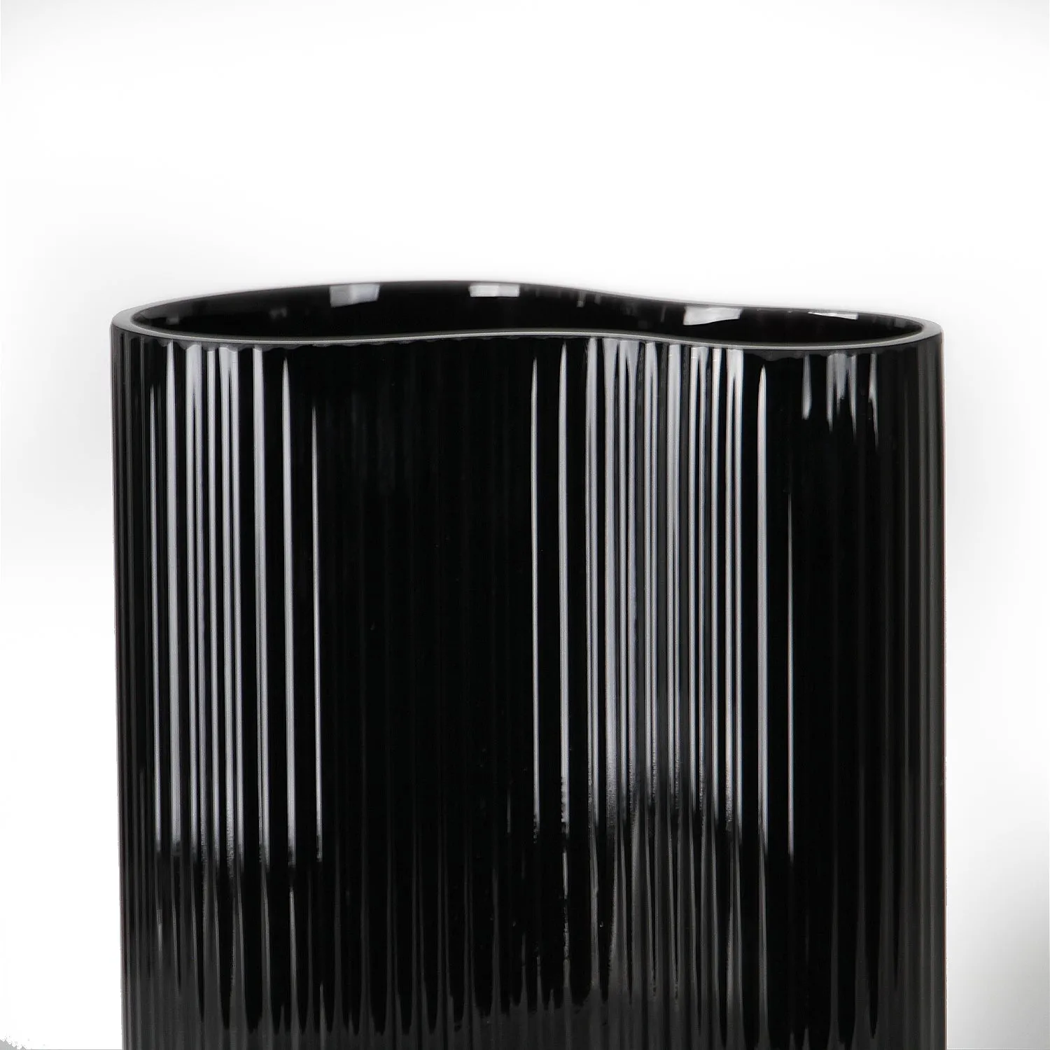 Wavy Ribbed Designer Vase