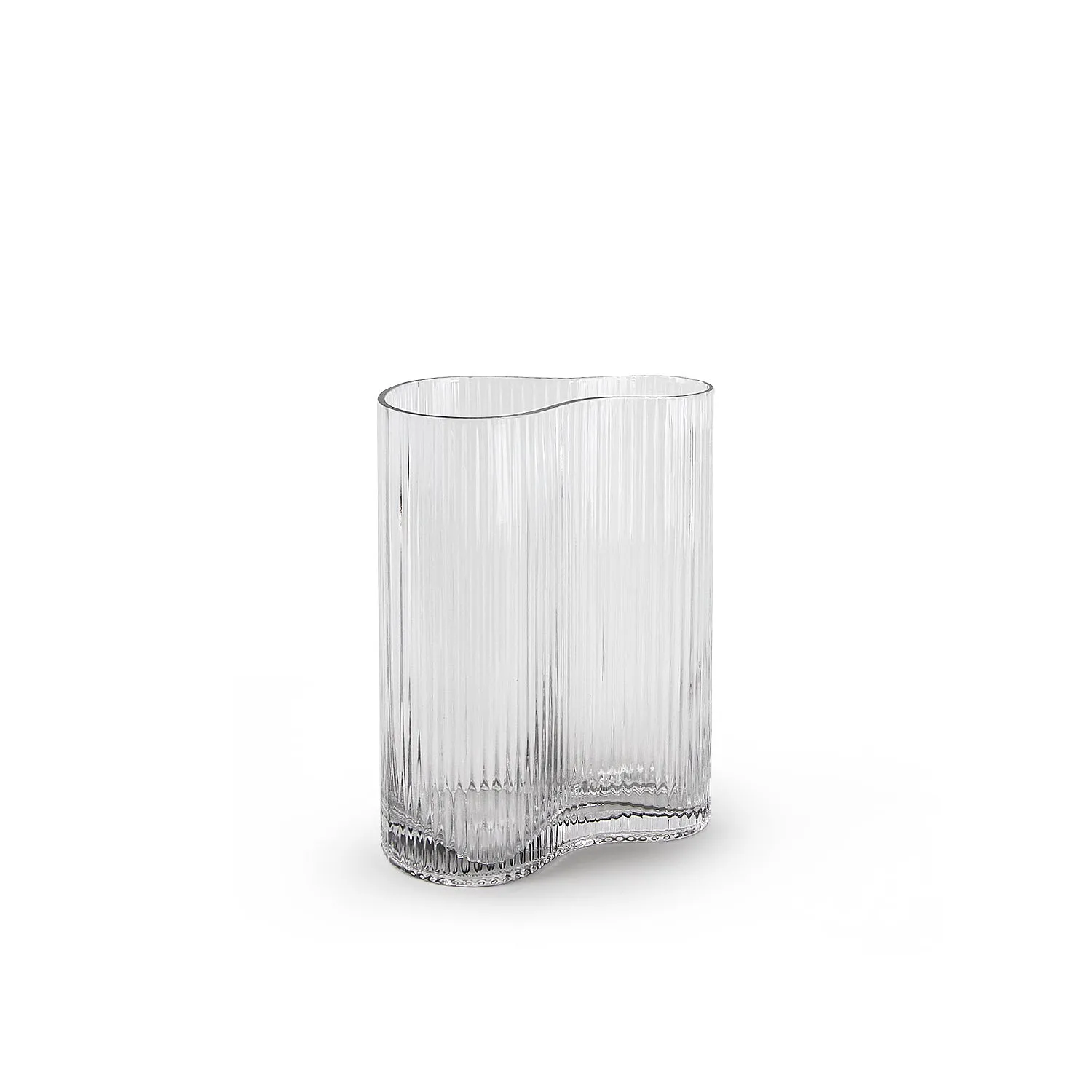 Wavy Ribbed Designer Vase