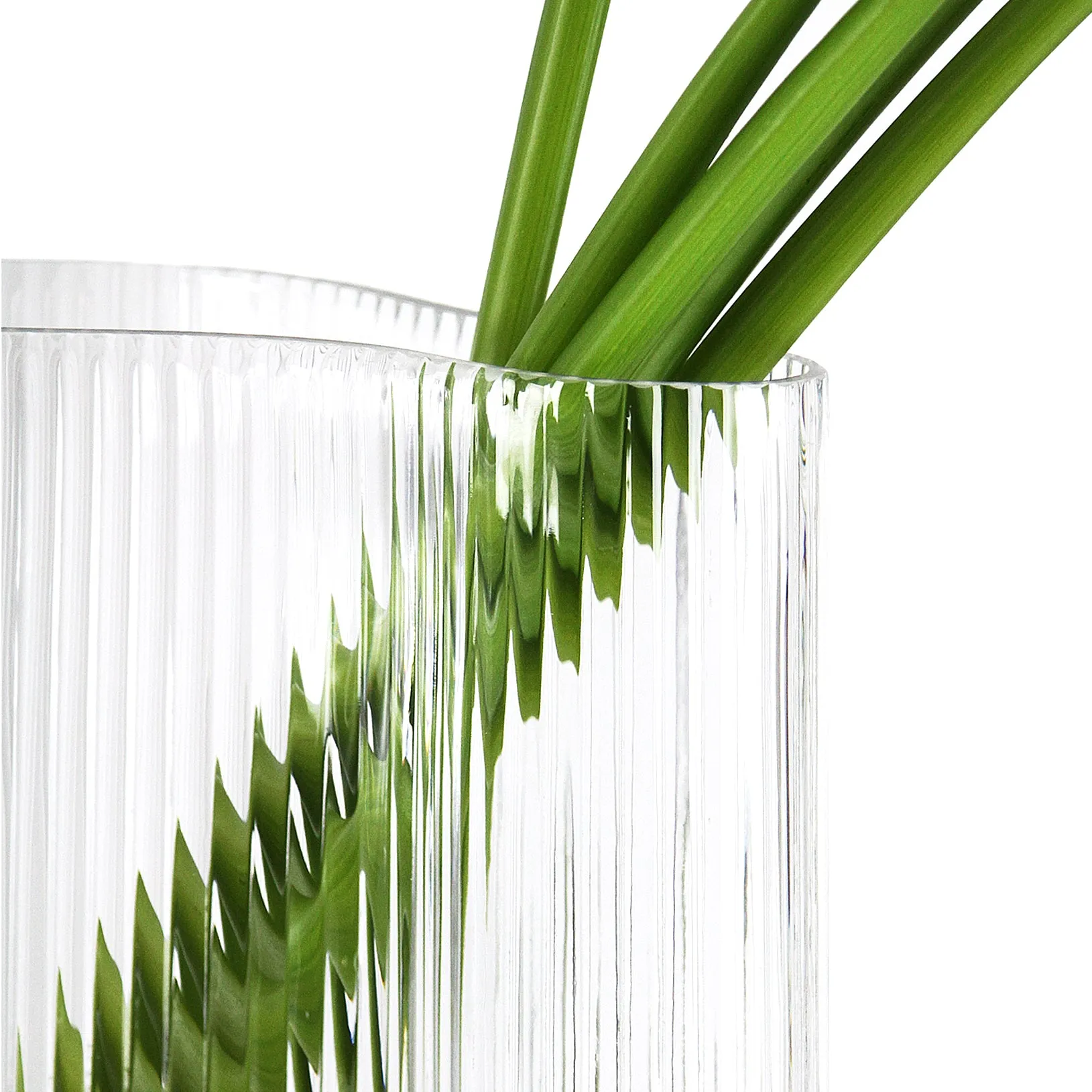 Wavy Ribbed Designer Vase