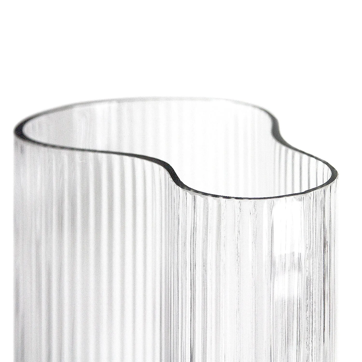 Wavy Ribbed Designer Vase
