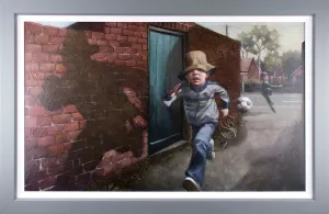 Whip It...Whip It Good! Hand Embellished Canvas by Craig Davison