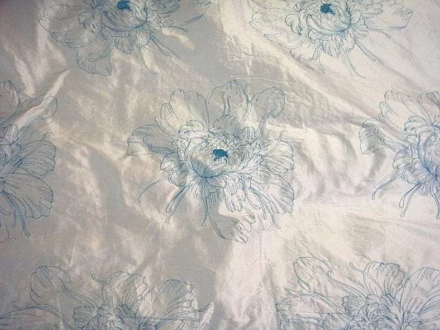 Willow - Embroidered Silk Dupion